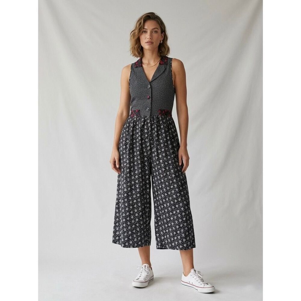 Vintage 90’s Pellini Palazzo Pant Jumpsuit Size M